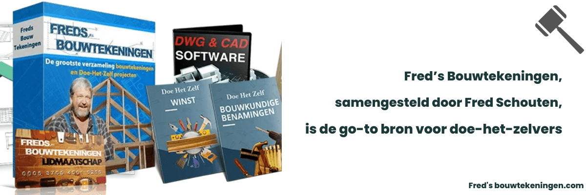 Fred’s Bouwtekeningen, samengesteld door Fred Schouten, is de go-to bron voor doe-het-zelvers